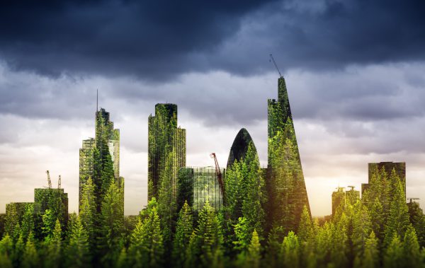 City of London composed of greenery